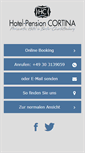 Mobile Screenshot of hotel-cortina-berlin.de